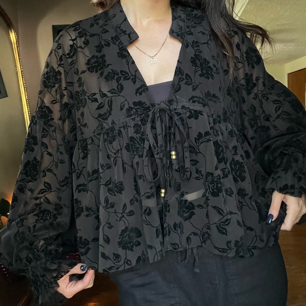 Free People Witchy Bed Jacket